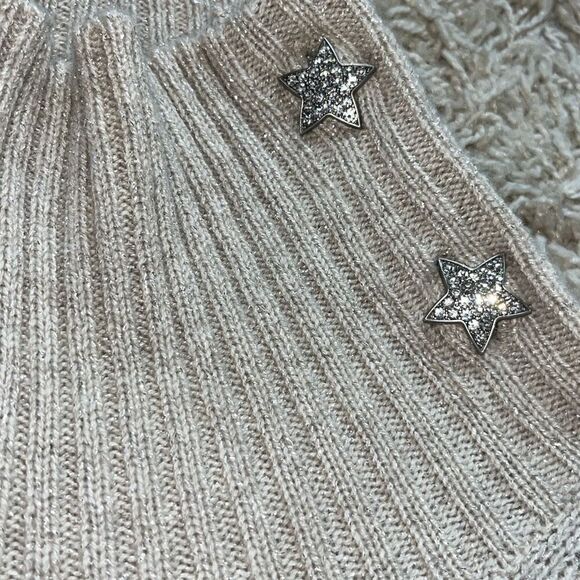 NWT Zadig & Voltaire Alma Bijoux Cashmere Sweater in Mastic Size XS - Picture 13 of 15